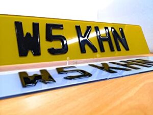 3d number plate